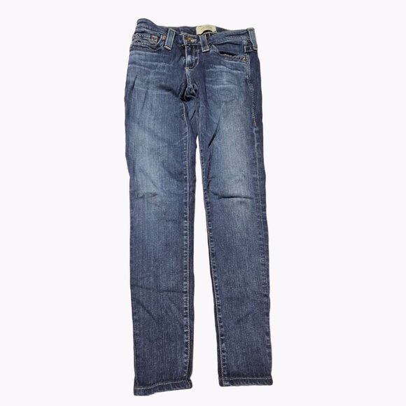 Big Star Denim - Big Star Alex Skinny Jeans Womens Size 24 Low Rise Medium Wash Denim Pants